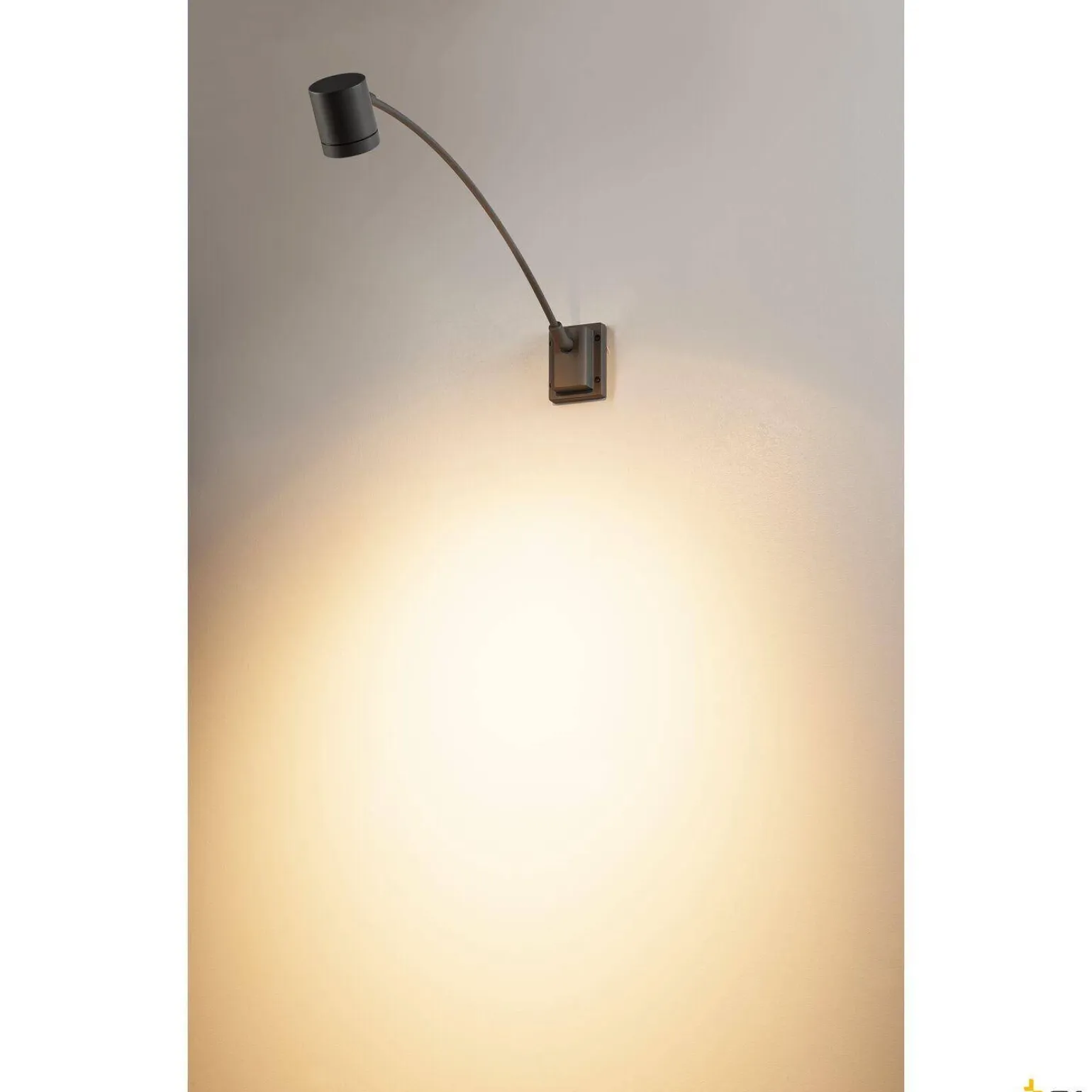 MYRA DISPLAY, lampa ścienna outdoor, QPAR51, IP55, antracyt, łukowato wygięta, maks. 50W (233135) - SLV