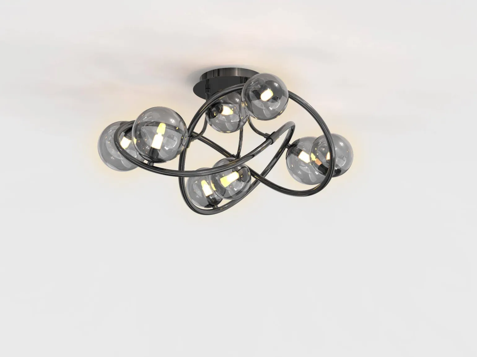 NANCY - Lampa sufitowa 8-pł. (9014-805) - Aviano Lighting