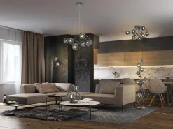 NANCY - Lampa sufitowa 8-pł. (9014-805) - Aviano Lighting