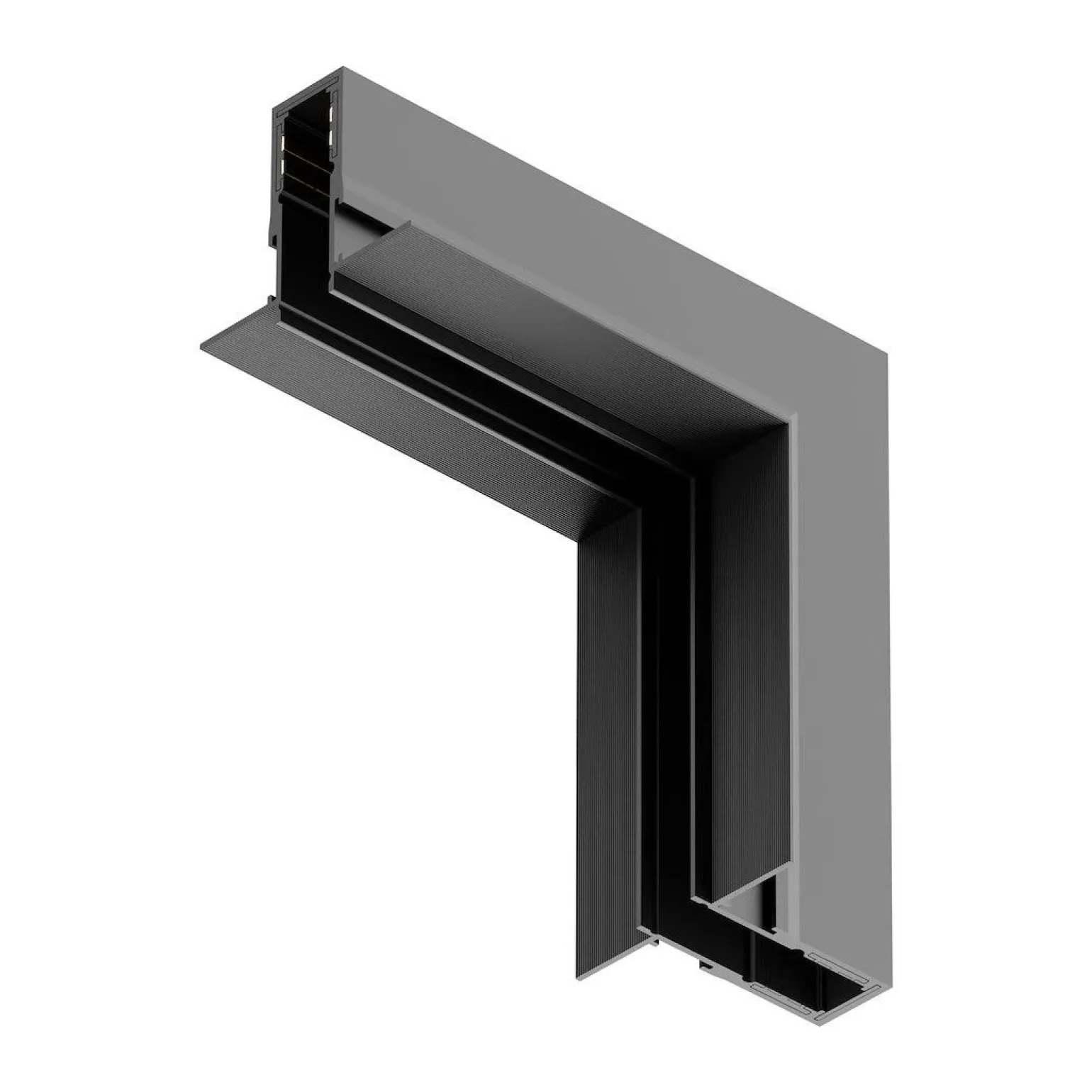 Narożnik L góra dół magnetic track 10mm (ML2183) - Milagro