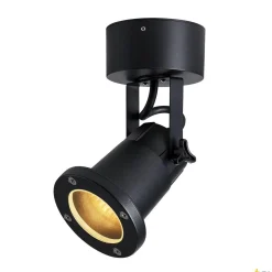 NAUTILUS WL, QPAR51, lampa ścienna natynkowa, outdoor, kolor czarny (1002867) - SLV