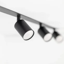 NEX BLACK 4XGU10 LAMPA SUFITOWA PODTYNKOWA (10801) - TK Lighting