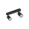 NEX BLACK 2XGU10 LAMPA SUFITOWA (10790) - TK Lighting