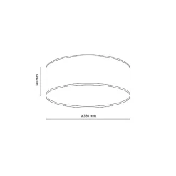 NICOLA YELLOW LAMPA SUFITOWA 4 (10154) - TK Lighting