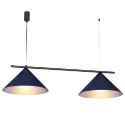 Niebieska lampa nad stół CAPITAL 2XGX53 (MLP1531) - Milagro
