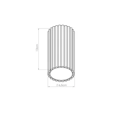 Nowoczesna lampa na sufit IVAR ultramaryna LED 4000K (TH.639) - Thoro Lighting