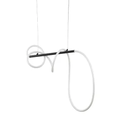 Nowoczesna lampa nad stół FLEXI LED BLACK 36 W (18006) - TK Lighting