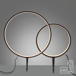 Nowoczesna lampa stojąca zewnętrzna ZIRKULU 1x19510-18, 1x19511-18 (1951X-SET) - Paul Neuhaus