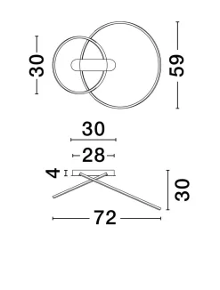 Nowoczesna lampa sufitowa COMARAPA (LE44670) - Luces Exclusivas