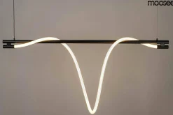 Nowoczesna lampa wisząca SERPIENTE 120 czarna (MSE1501100394) - Moosee