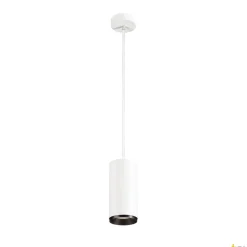 NUMINOS® PD DALI L, wewnętrzna oprawa wisząca LED, biała/czarna 4000 K 60° (1004648) - SLV