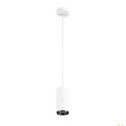 NUMINOS® PD PHASE M, wewnętrzna oprawa wisząca LED, biała/czarna 4000 K 60° (1004264) - SLV