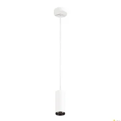 NUMINOS® PD PHASE S, wewnętrzna oprawa wisząca LED, biała/czarna 4000 K 60° (1004168) - SLV