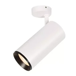 NUMINOS® SPOT XL PHASE, oprawa sufitowa natynkowa biała/czarna 36 W 3000 K 24° (1006092) - SLV