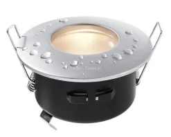 Oczko lampa do wbudowania hermetyczna DECKENEINBAURING IP65 12V kol. srebrny mat (D110001)