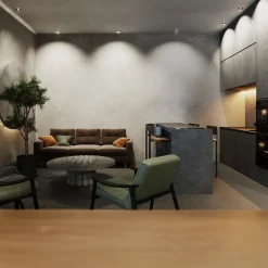 Oczko podtynkowe Cirro 1xLED czarne (RL0104-CCT-BK) - Yaskr