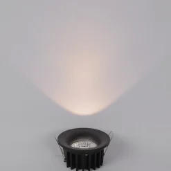 Oczko podtynkowe Cirro 1xLED czarne (RL0104-CCT-BK) - Yaskr