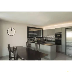 ONE 60 DALI, wewnętrzna oprawa ścienna LED, czarna, 3000K/4000 K (1002918) - SLV