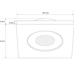 OPIL LAMPA WPUSZCZANA BIAŁA (EDO777336) - Zuma Line