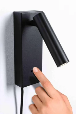 Oprawa ścienna HULDA LED DIM czarny matowy (PL71109) - PAULMANN