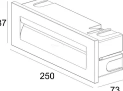 Oprawa ścienna LED YVETTE III 3000K antracyt (D763011)