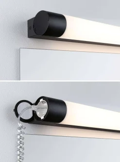 Oprawa ścienna nad lustro ARNEB LED 12W 3000K 1000lm 600mm IP44 230V czarny / aluminium (PL71212) - PAULMANN