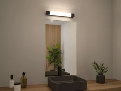 Oprawa ścienna nad lustro QUASAR LED 7,5W 3000K 600lm 440mm IP44 230V czarny / metal (PL71216) - PAULMANN