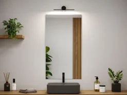 Oprawa ścienna SAVA LED nad lustro 4,2W 250lm 3000K 300mm IP44 230V czarny matowy / metal (PL75410) - PAULMANN