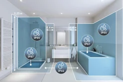 Oprawa ścienna SAVA LED nad lustro 13,5W 850lm 3000K 1200mm IP44 230V czarny matowy / metal (PL75413) - PAULMANN