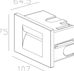 Oprawa ścienna Yvette I 230V biały 3000K (D763005)