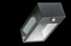 Oprawa ścienna zewnętrzna z czujnikiem ruchu NIKLAS WALL Czarny (AZ4487) - AZzardo