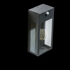 Oprawa ścienna zewnętrzna z czujnikiem ruchu NIKLAS WALL Czarny (AZ4487) - AZzardo