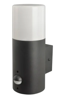 Oprawa ścienna zewnętrzna z czujnikiem ruchu NILS WALL Czarny (AZ4479) - AZzardo