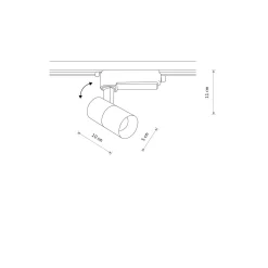 Oprawa do systemu szynowego PROFILE TINOS LED 7W (10376) - Nowodvorski