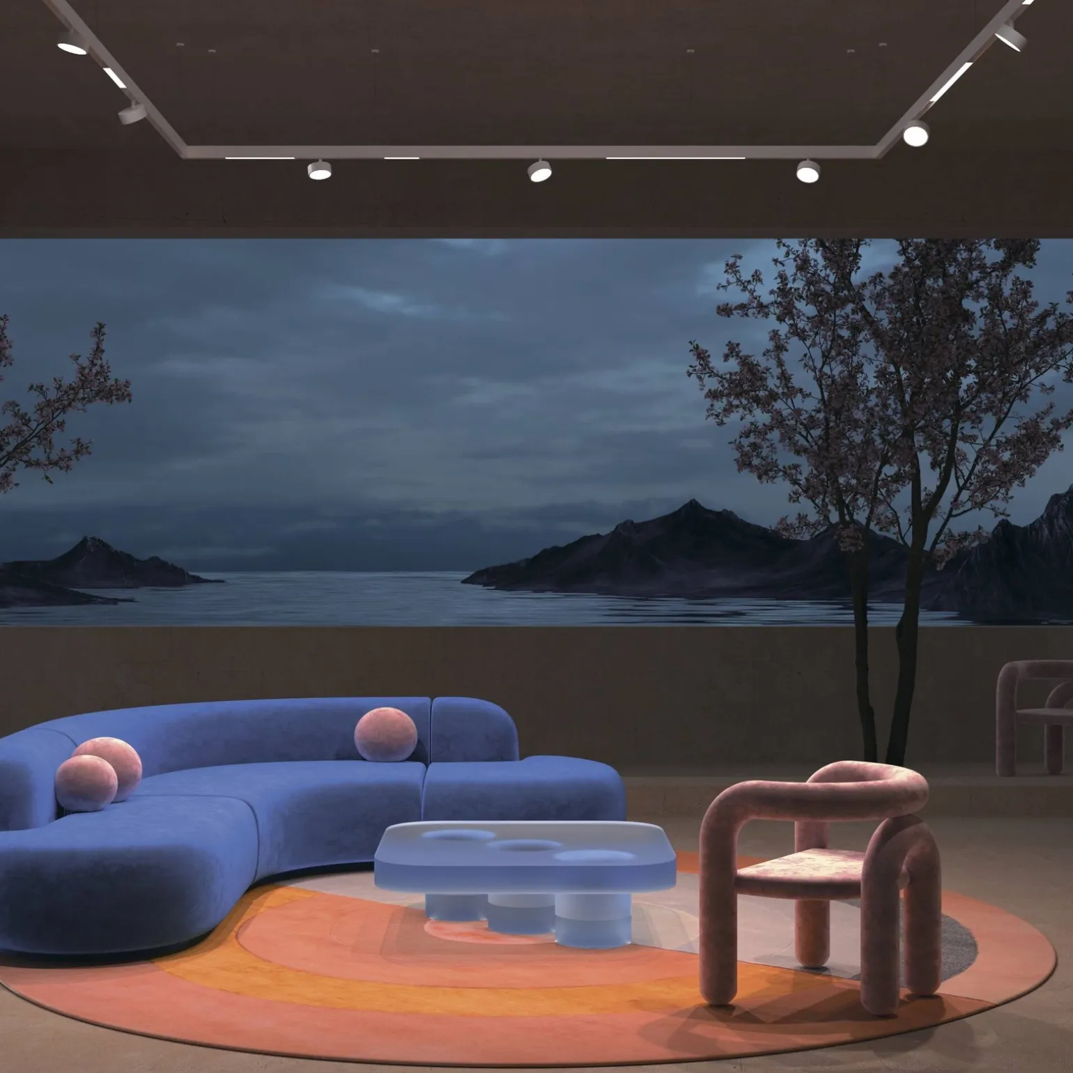 Oprawa do systemu szynowego Rado (TR040-2-18W4K-W) - Maytoni