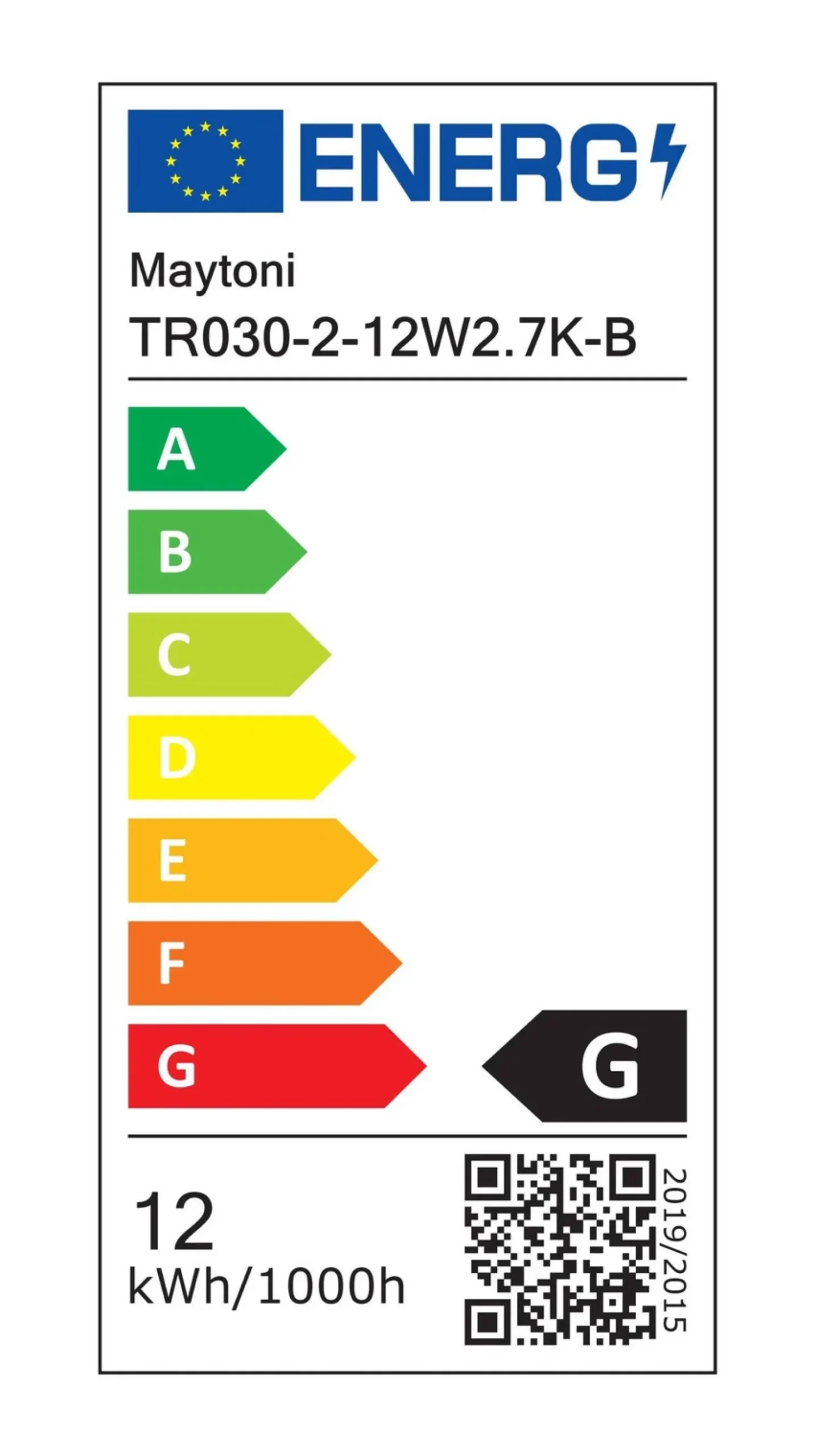 Oprawa do systemu szynowego Basis (TR030-2-12W2.7K-B) - Maytoni