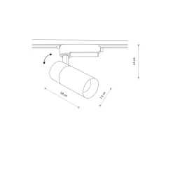 Oprawa do systemu szynowego PROFILE TINOS LED 30W (10380) - Nowodvorski