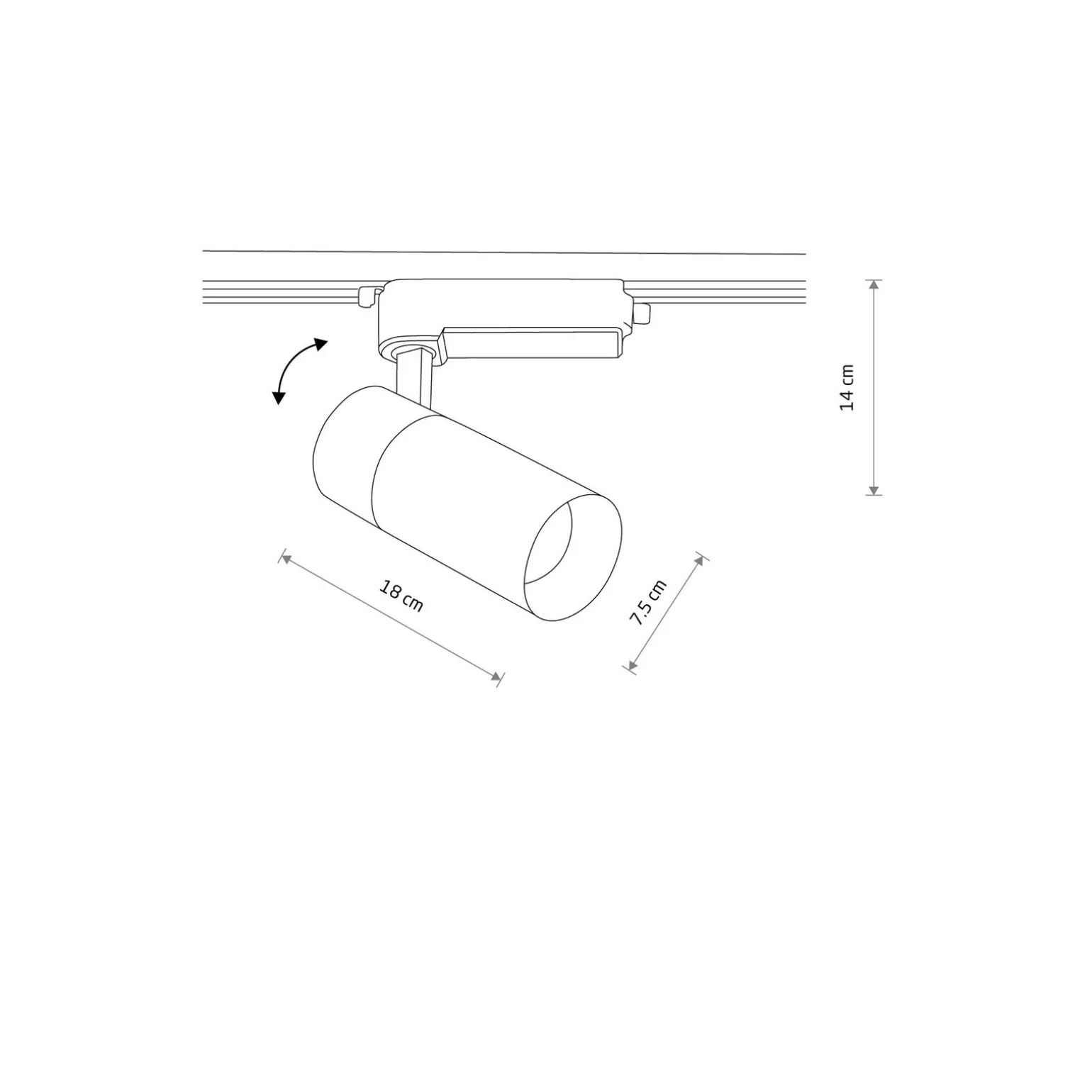 Oprawa do systemu szynowego PROFILE TINOS LED 30W (10380) - Nowodvorski
