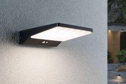 Oprawa elelewacyjna RONEA LED 12W czujnik ruchu 180x250mm 3000K IP54 230V ciemno szary aluminium (PL94332) - PAULMANN