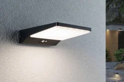 Oprawa elewacyjana RONAS PIR Solar 5W 320lm 180x250mm 3000K IP54 ciemnoszary / aluminium (PL94334) - PAULMANN