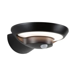 Oprawa elewacyjna BORDOLA LED solar PIR 3.5W 220lm 3000K IP44 antracyt tworzywo sztuczne (PL94855) - PAULMANN