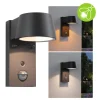 Oprawa elewacyjna CAPEA LED 6W 450lm 2200-3000K czujnik ruchu+zmierzchu IP44 230V antracyt aluminium (PL94714) - PAULMANN