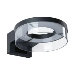 Oprawa elewacyjna CAPERA LED 8W 700lm 3000K czujnik ruchu i zmierzchu IP44 230V antracyt / aluminium (PL93111) - PAULMANN