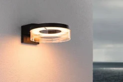 Oprawa elewacyjna CAPERA LED SH Zigbee12,5W 800lm 2200K-3000K czujnik ruchu i zmierzchu IP44 230V antracyt / aluminium (PL93113) - PAULMANN