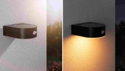 Oprawa elewacyjna EILEEN LED solar PIR 300lm 2200K IP44 czarny / tworzywo sztuczne (PL94730) - PAULMANN