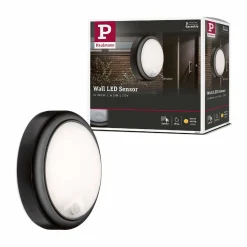 Oprawa elewacyjna IKOSEA LED 4.4W 350lm czujnik ruchu 3000K 230V antracyt / tworzywo sztuczne (PL94187) - PAULMANN