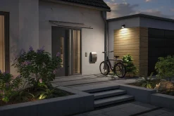 Oprawa elewacyjna LESLY LED 5.5W solar PIR 300lm 3000K IP465 USB-C 3.7V antracyt / tworzywo sztuczne (PL94608) - PAULMANN