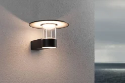 Oprawa elewacyjna SIENNA LED PIR IHF 1X9W 1X3W 500lm 3000K IP44 230V antracyt aluminium (PL94834) - PAULMANN