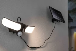 Oprawa elewacyjna SONLIG LED 2X9W solar PIR 2X1100lm 3000K IP65 USB-C 3.6V antracyt / tworzywo sztuczne (PL94610) - PAULMANN