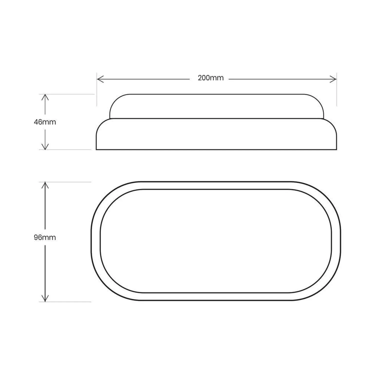 Oprawa Kanałowa Davo Owal (EK1039) - Eko-Light